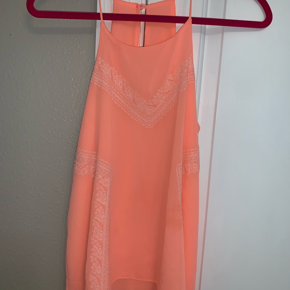 Pink halter top